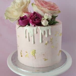 Layer Cake Girly Rose et Or <div style="font-size:18px">(10 à 30 parts)</div> cupcake