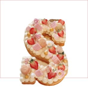 Letter cake S Fruits Recreacakes Rennes