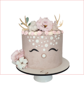 gâteau anniversaire biche Recreacakes Rennes