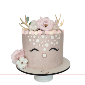 gâteau anniversaire biche Recreacakes Rennes