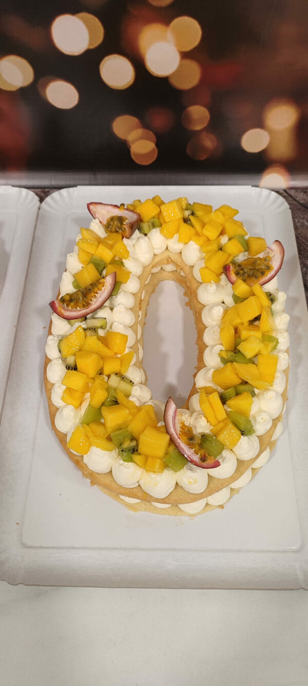 number cake chiffre 0