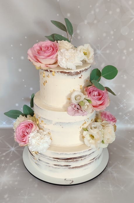 wedding cake champetre Rennes Recreacakes 1