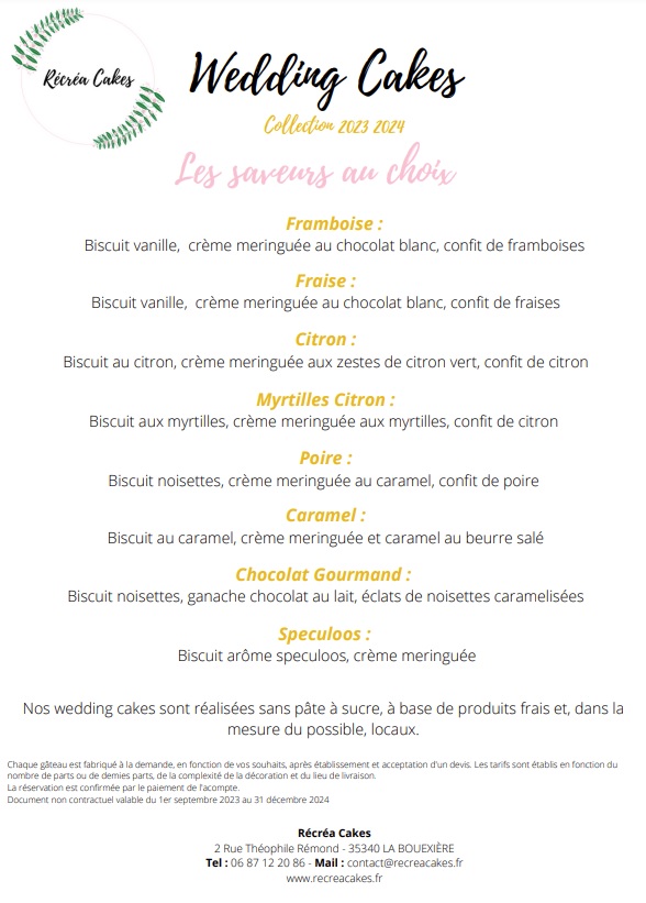 wedding cackes gateaux mariage